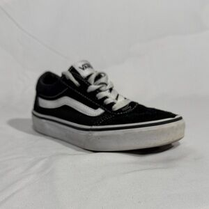 Vans Black and White Low-Top Sneakers